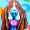 Basset Hound Dog diamond painting