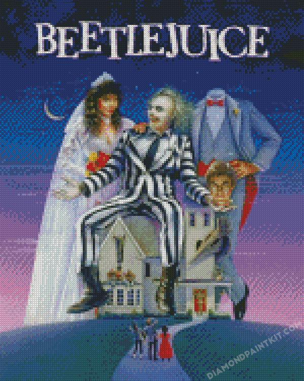 Beetlejuice Movie Poster diamond paintings