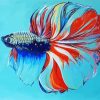 Betta Siamese Fish diamond painting
