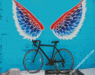 Bicycle Wings diamond painting