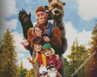 Bigfoot Family Animated Movie diamond painting