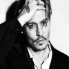 Black And White Johnny Depp diamond painting