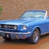 Blue Classic Ford Mustang diamond painting