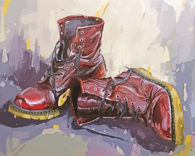 Boots Art diamond painting
