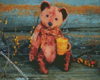 Brown Teddy Bear diamond painting