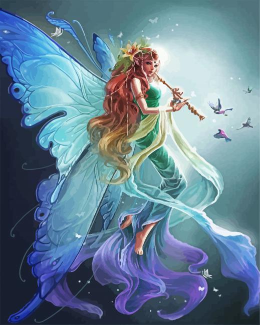Butterfly Fairy diamond painting