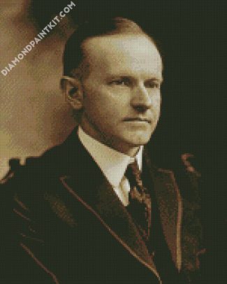 Calvin Coolidge diamond painting