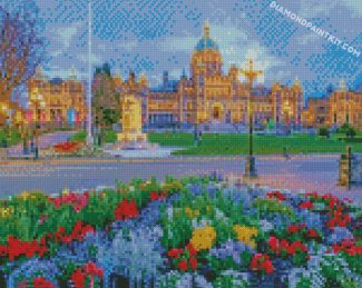Canada British Columbia Parliament diamond paintings