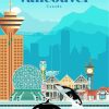 Canada vancouver poster diamond painting