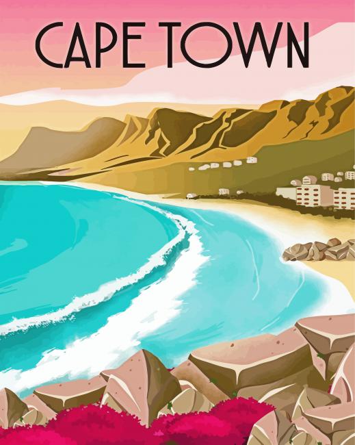 Capte Town Seascape diamond painting