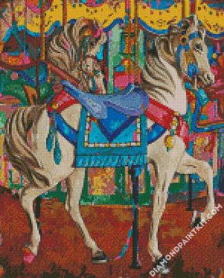 Carousel Horse diamond paintings