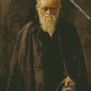 Charles Darwin Portrait diamond painting