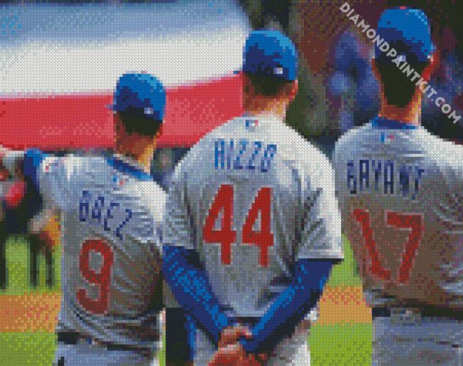 Chicago Cubs Players diamond painting