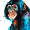 Chimp Art diamond painting