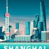 China Shanghai Poster diamond painting