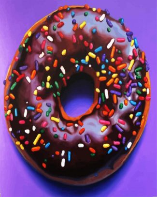 Chocolate Donut diamond painting