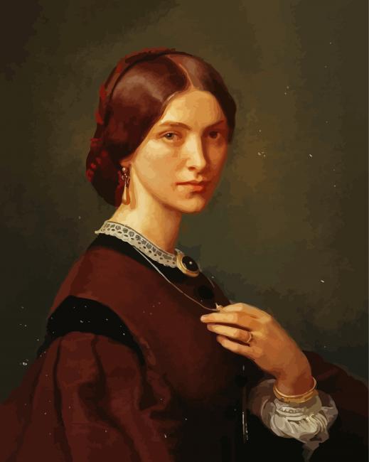Classic Lady Portrait diamond painting