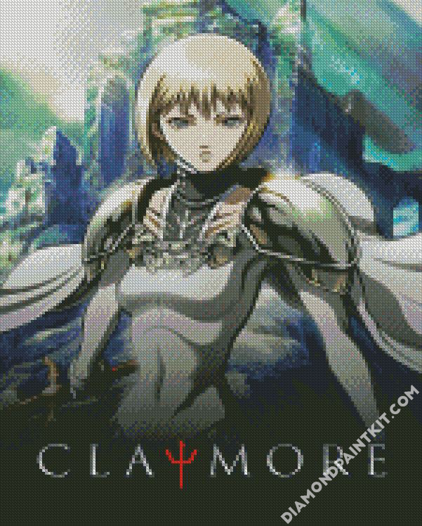 Claymore Anime Poster diamond paintings