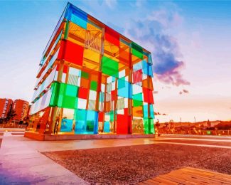 Colorful Cube Malaga diamond painting