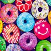 Colorful Donuts diamond painting