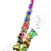 Colorful Saxophone diamond painting