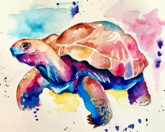 Colorful Tortoise diamond painting