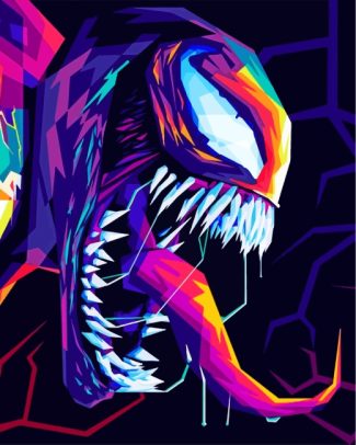 Colorful Venom diamond painting