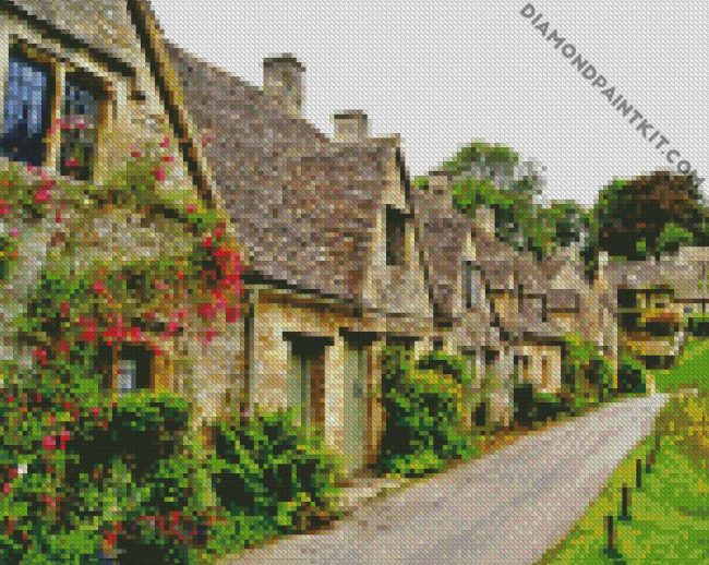 Cotswolds Houses diamond painting