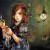 Creepy Doll And Butterflies diamond painting