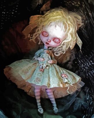 Creepy Doll diamond painting