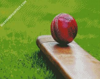 Cricket Ball diamond painting