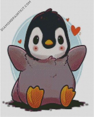 Cute Little Penguin diamond painting