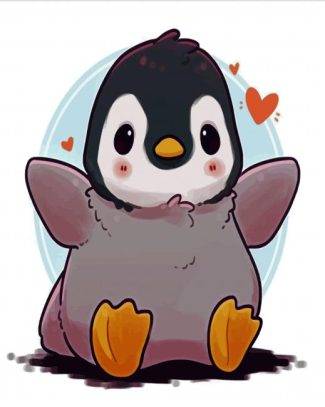 Cute Little Penguin diamond painting