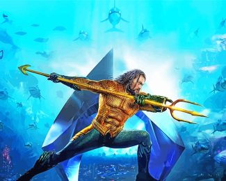 DC Aquaman Hero dimond paintings