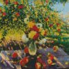 Dahlias And Apples diamond painting