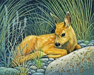 Deer Fawn Animal diamond painting