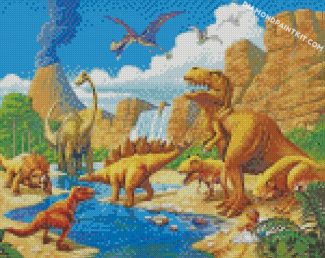 Dinosaurs Animals diamond paintings