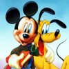 Disney Pluto And Mickey Mouse diamond painting
