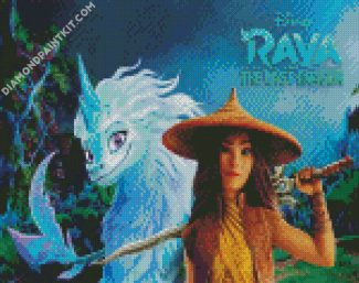 Disney Raya And The Last Dragon diamond painting