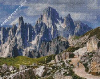 Dolomites Mountains diamond paintings