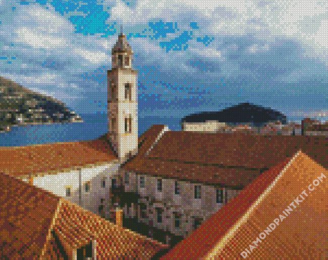 Dominikanski Samostan Dubrovnik diamond painting