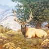 Elk In Forest diamond painting