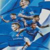 Everton Football Players diamond paintings