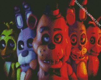 Five Nights At Freddy's diamond painting