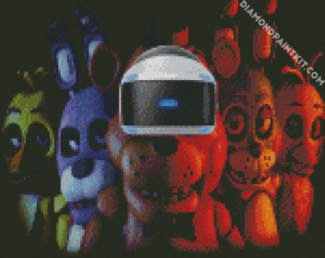 Five Nights At Freddys Video Game diamond painting