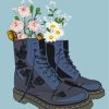 Flowers In Boots diamond painting