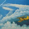 Flying Biplane diamond paintings