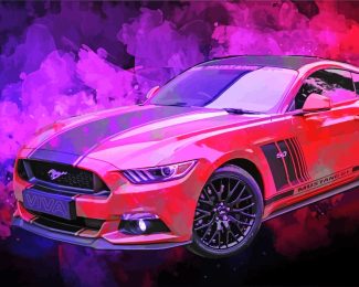 Ford Mustang GT Car diamond painting