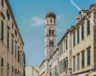 Franciscan Church And Monastery Dubrovnik diamond painting