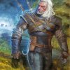 Geralt of Rivia The Witcher diamond painting
